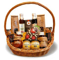 Geschenkkorb mit Honig Tee Schokolade Konfitüre Geschenkset Box Saft