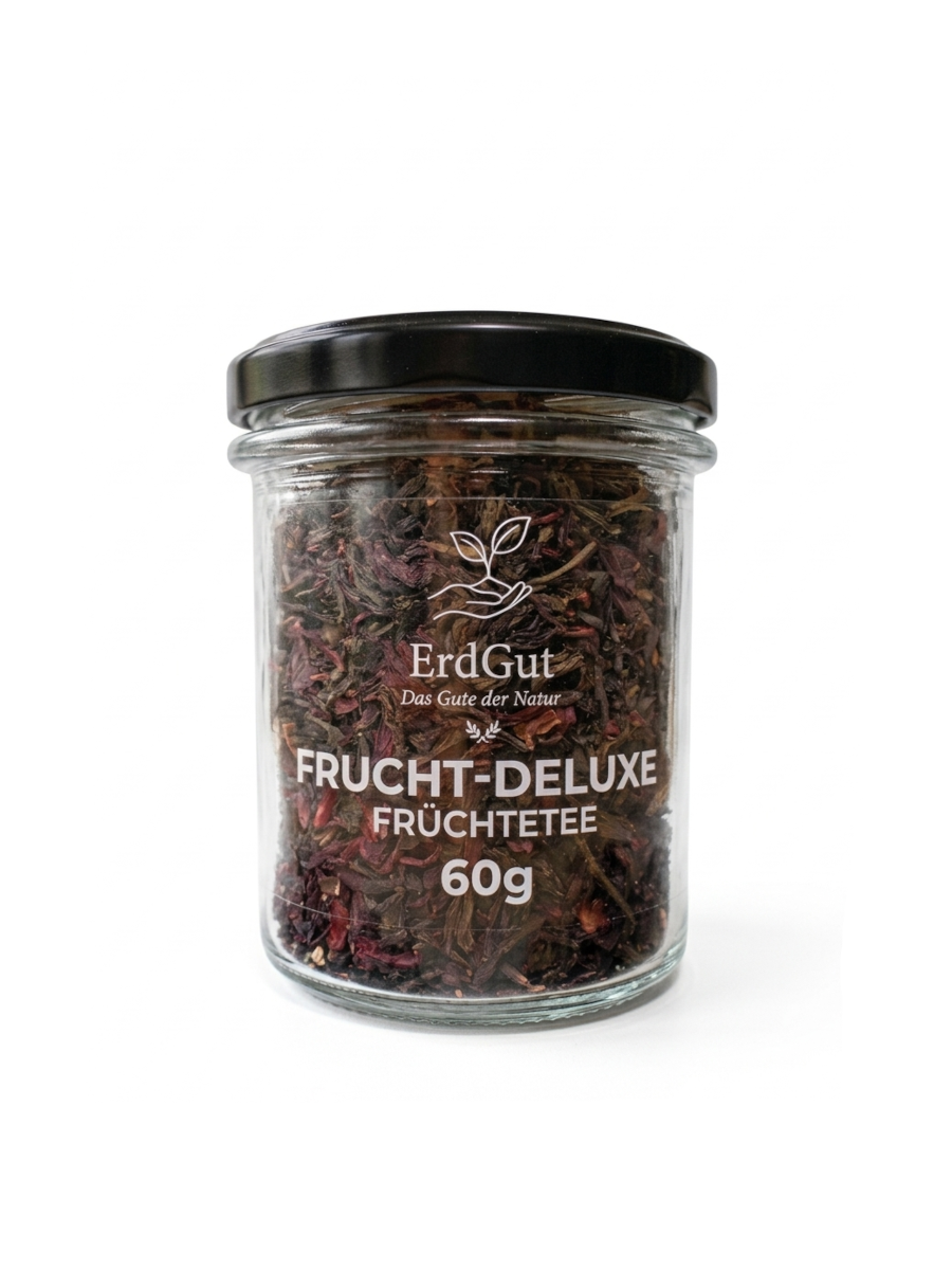 Frucht-Deluxe – Premium Früchtetee im Glas