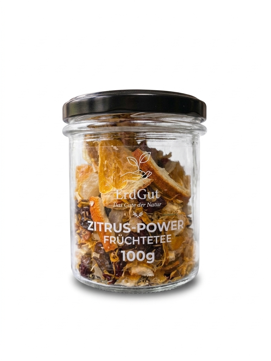 Zitrus-Power – Erfrischender Früchtetee mit Orange